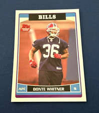 2006 Topps Football Donte Whitner Rookie Card#340 Set Break NM