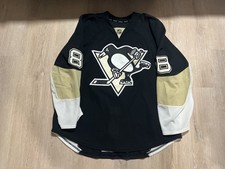 Brian Dumoulin Game Used Worn Pittsburgh Penguins Rookie Black Jersey 1st Point