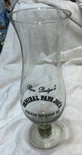 Receta de vidrio vintage original Papa Joe’s New Orleans Hurricane 20 OZ Negro ~ RARO