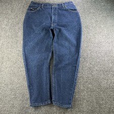 Vintage Lee Retro Women  s Dark Wash High Waisted Tapered Denim Jeans W30xL26