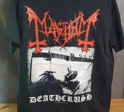 Mayhem Deathcrush Black Short Sleeve Cotton T-shirt Unisex S-5XL