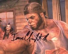 Batman Arkham Knight scene 8x10 photo signed by actor Isaac C Singleton