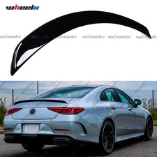 Spoiler Lippe Heckfl&uuml;gel Schwarz Gl&auml;nzend f&uuml;r Mercedes Benz CLS C257 Limo 2018+
