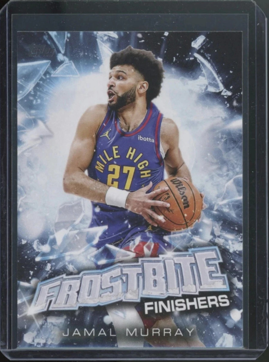 Jamal Murray 2025-26 Topps Holiday SP Frostbite Finishers Card #FF-JM