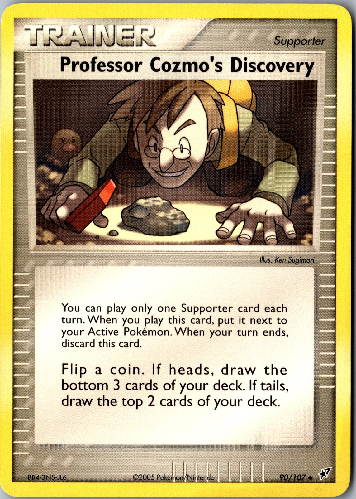 Professor Cozmo's Discovery 90/107 Uncommon Deoxys Lightly Played Pokemon Card