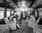 1920s-1930s Passenger Railroad Lounge Car & Train Interiors Film Negatives (3) — photo 1