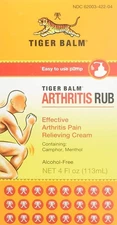 Tiger Balm Arthritis Rub, 4 oz. – Sore Muscle and Joint Relief Cream