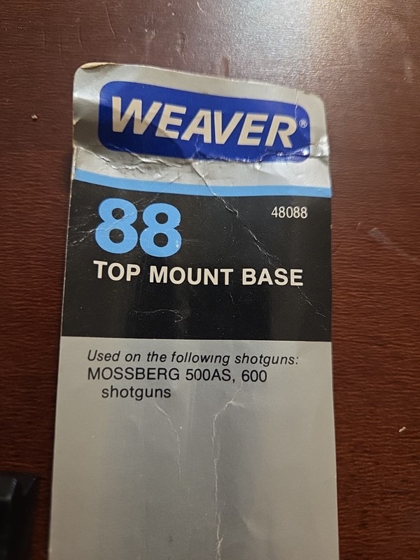 Weaver Top Mount Base #88