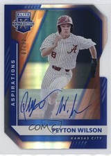 2021 Panini Elite Extra Edition /82 Peyton Wilson #66 Auto 12jy