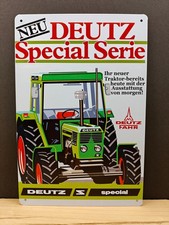 Deutz Fahr Special Serie Blechschild Bulldog Traktor Oldtimer Trecker Schlepper