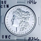 1896 BU GEM MORGAN SILVER DOLLAR UNC MS+++ U.S. MINT RARE COIN 8366