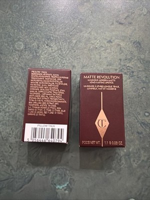 Charlotte Tilbury Matte Revolution PILLOW TALK 0.03oz Travel Mini NIB