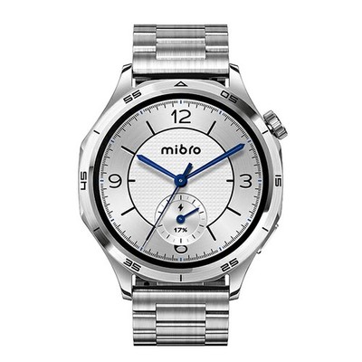 Mibro Watch GT Silver Rechargeable Quartz Smartwatch SP380017-C24 Digital Silver