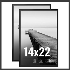 3-PACK LaVie Home 14x22 Picture Frame, Display Pictures 14 x 22 14x22, Black