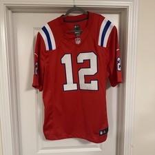 Nike New England Patriots Tom Brady #12 Jersey Red Men’s XL Rare Color-way! 🐐