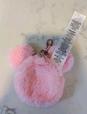 2022 Disney Parks Mickey Mouse Piglet Rosa Difuso Auriculares Estuche Bolsa Bolso Dije