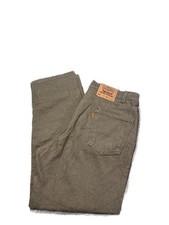 Vintage 1996 Levi's 550 Relaxed Fit Orange Tab Jeans Made in USA W38 L30 Brown