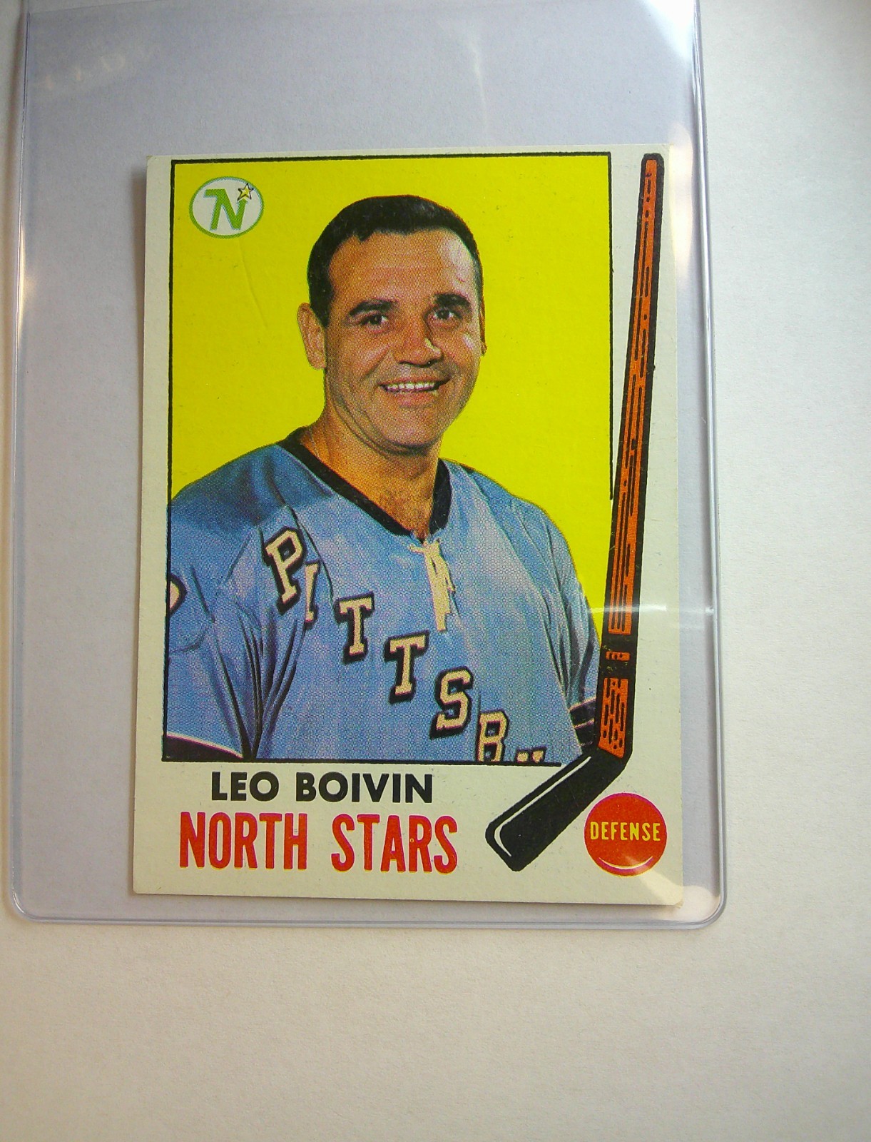 1969-70 Topps Leo Boivin Minnesota North Stars #122 - MINT - PACK FRESH 🔥