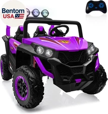 2 Seater Ride on Car Truck,24V Electric Vehicle Car for Kids 3-8 Years,200W Moto