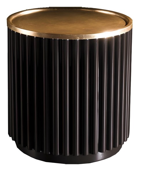 Couchtisch Beistelltisch Tisch Sofa Tische Edelstahl Rund Italienische MöBel Neu-image