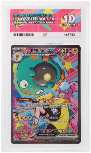 Iono's Bellibolt ex graded ACE 10 for sale on eBay