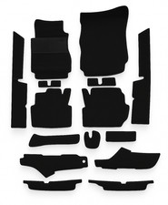 Teppichsatz Teppich für Mercedes W123 Coupe Gummi Absatzschoner Schwarz. Teppichsatz Teppich für Mercedes W123 Coupe Gummi Absatzschoner Schwarz.