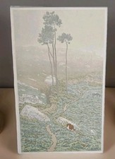 Antique Henri Riviere 1903 "Brume Matinale"- Morning Mist Collectible Litograph 
