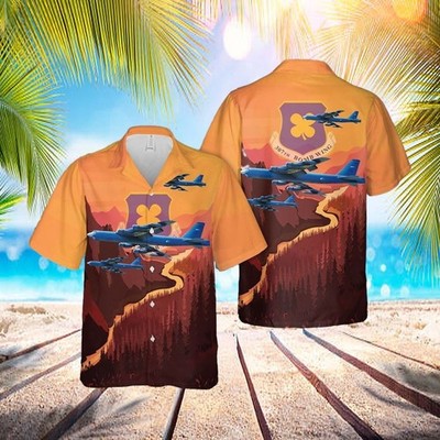 Us Air Force 307th Bomb Wing Boeing B 52h Stratofortress 61 0017 Hawaiian Shirt