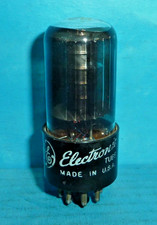 1 GE 6V6GT Tube Black Glass D Getter Tested