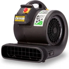 B-Air Grizzly GP-1  1 HP 3550 CFM Air Mover Black B-Air Blower 3550 CFM