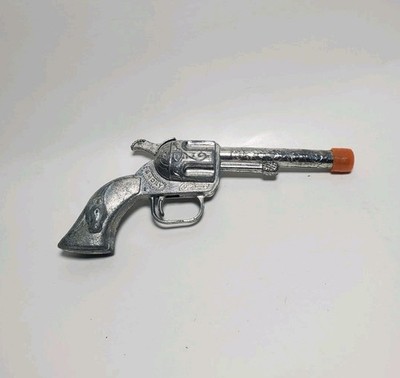 Vintage 1950's Hubley Single Shot Smoky Metal Western Toy Cap Gun