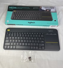 Logitech - K400 Plus TKL Wireless Membrane Keyboard for PC/TV/Laptop/Tablet
