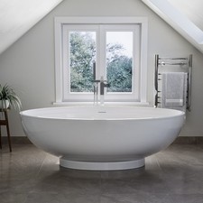 Freestanding Double Ended Bath 1695 x 795mm - Oval OVAL1695