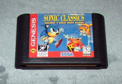 Sonic Classics (Includes 3 Great Sonic Games) Sega Genesis Fast Shipping!