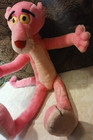 Pink Panther Plush Stuffed Animal Toy 24" bendable 24k brand 1992 — photo 3
