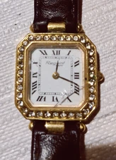 Regent diamond bezel quartz wrist watches for women with new battery