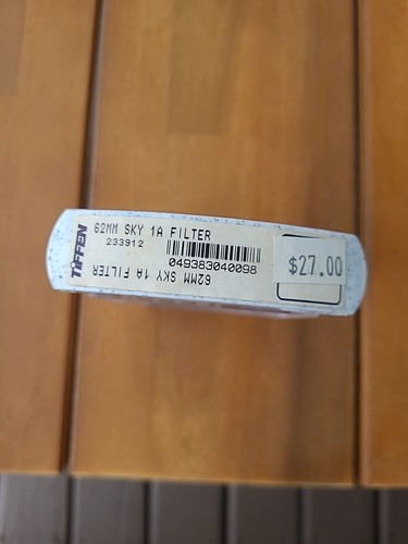 New Tiffen Sky 1-A Filter UV 62 mm - Picture 2 of 4