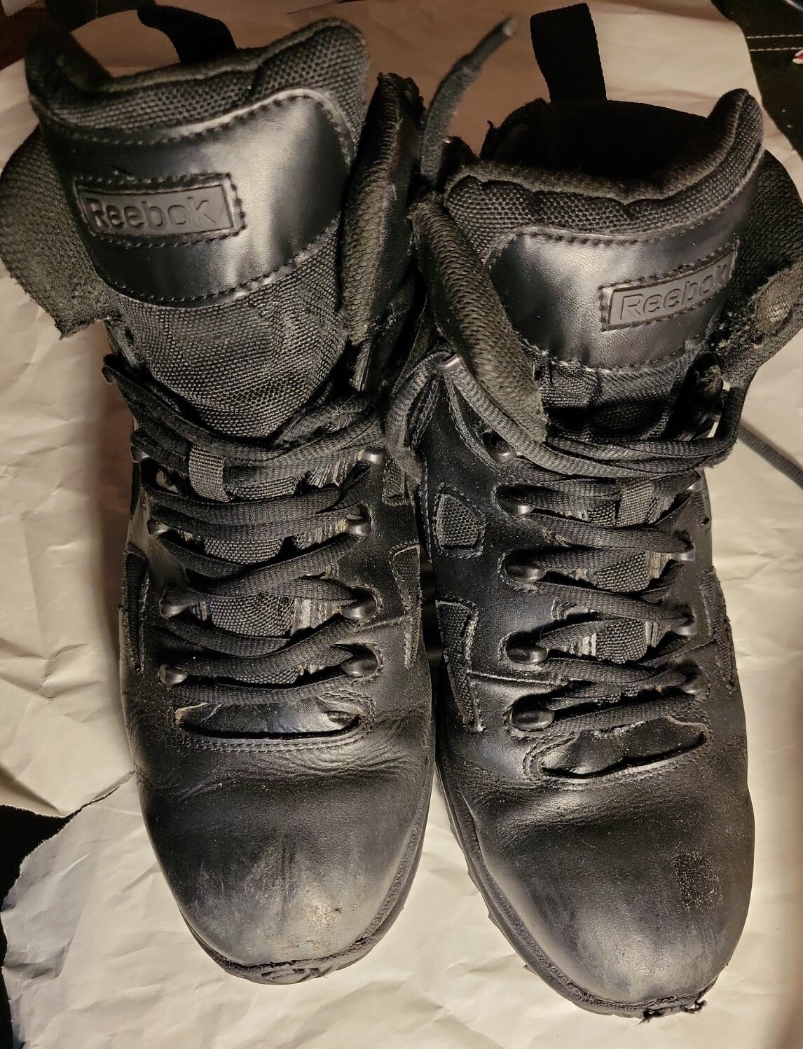 Leather Tactical Boots Shoes 
