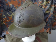 Francia militaire francais elmetto Adrian WW II casque regis ultima elmetto acciaio