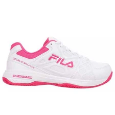Fila Women's 5PM00606 154 Double Bounce 3 White Pink Pickleball Shoes