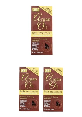 3 x Marokkanisches Arganöl Feuchtigkeitsspendende Haarkur mit Arganölextrakt 50 ml.