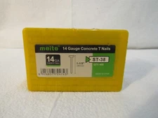 Meite 14 Guage Concrete T Nails 1-1/2" ST-38 Pack of 400