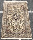 AN AWESOME FINE WOVEN FLORAL DESIGN NAEEIN RUG4’4” X 7’4” — photo 1