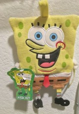 SPONGEBOB SQUAREPANTS BATH TUB WASH MITT w/Tag GLOWS IN DARK Collectible