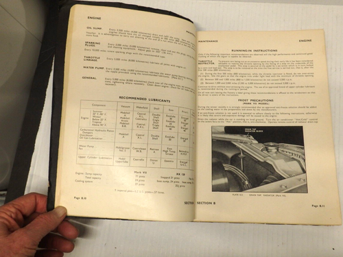 JAGUAR SERVICE MANUAL FOR MARK Vll & xk120 models - Bild 7 von 19
