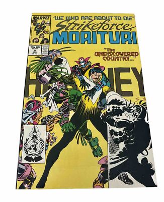 MARVEL COMICS Strikeforce: Morituri (1986 series) #9 Newsstand NM (box1)