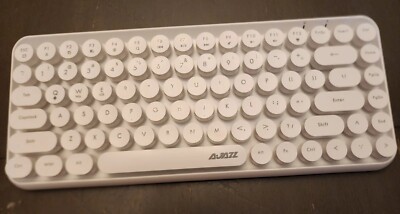Ajazz 308i Bluetooth Wireless Keyboard 84 Keys Round Keycaps for