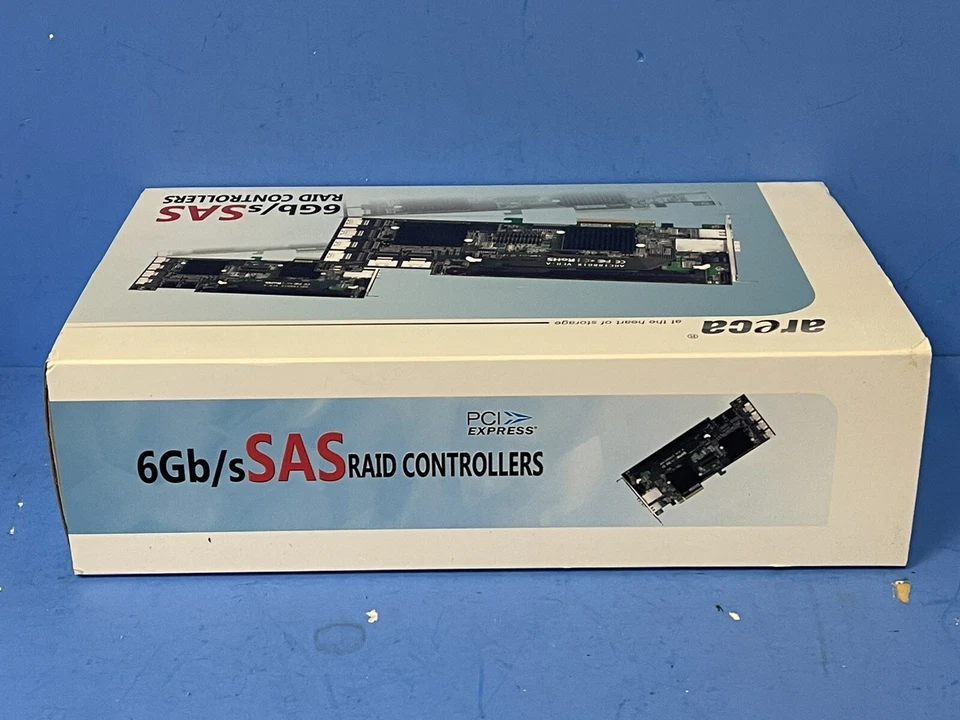 Areca ARC-1880ix-16  6Gb/s SAS RAID CONTROLLER PCI EXPRESS Full-Height 1024 MB  - Image 2 of 4