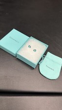 Love Tiffany Blue Heart Earrings in Silver, Mini, Studs - Tiffany Co