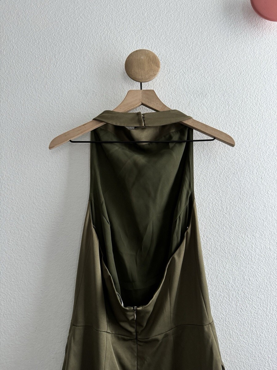 white christmas dresses Camo Satin Cocktail Dress - Seafoam - $136 main image 0